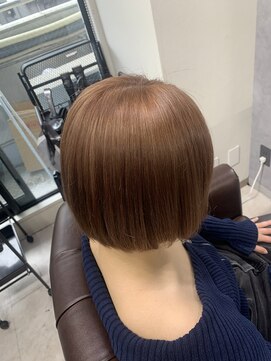 グラッジ 池袋(GLADGE) ミルクティーブラウン、ブリーチ、ダブルカラー