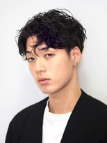 ヘアーアイスカルテット(HAIR ICI QUARTET)&nbsp;コンマヘアツーブロックマッシュカルマパーマノーセットマッシュ