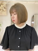 【RYOSUKE】ブリーチカラー_ボブ_まとまりボブ