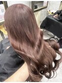ブリーチなしダブルカラーレイヤーカット韓国ヘア