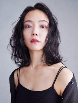 アイティーバイアルバム 八王子店(IT by ALBUM) くすみベージュ透明感カラー小顔ボブルフ_F0328