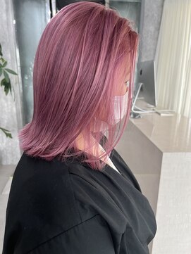 タイドヘアー 高槻店(TIDE HAIR) くすみピンクカラー