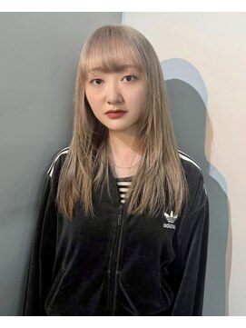 ワンインチ(1 inch) ブリーチ/ブロンド/前髪/ダブルカラー