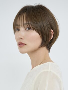 ピークアブー アヴェダ アトレ恵比寿(PEEK-A-BOO AVEDA) 30代40代大人のショートボブ前髪ありマッシュショート骨格補正