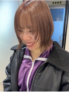 アロー(arrow) 切りっぱなしボブ×顔周りレイヤー【クレハ】