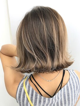 シャンティ(shanty) バレイヤージュ×ミルクティーベージュ