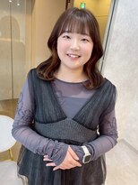 ジーナ  札幌大通(Zina)&nbsp;美髪＊イヤリング/オレンジ＊くびれセミウェーブ＊Zina札幌大通