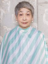 くらげ美容院 武蔵小杉&nbsp;[白髪染め]→[グレイヘア移行]大人グラデーション/50代60代70代