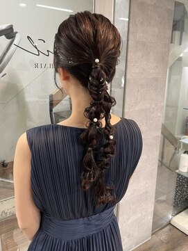 ハイル(KHAIR) お呼ばれstyle♪/梅田美容室/金城二千夏