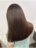 髪質改善×マロンベージュ