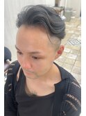 センターパートウルフカットサーフカールスパイラルパーマゆるめ
