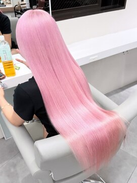 ベレーザ 渋谷(BELEZA) 16435ブリーチ&ダブルカラー渋谷ホワイトピンクモーヴピンク