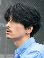 フィフス 名駅(fifth)&nbsp;名古屋フェザーパーマ名駅ニュアンス毛流ショートセンターパート