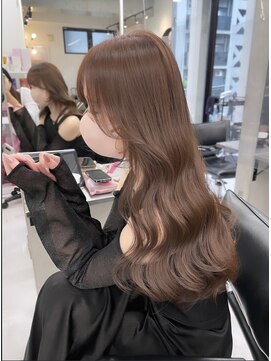 アディション 新宿(ADITION) 韓国ミルクティーブラウン/レイヤーカット/透明感カラーk