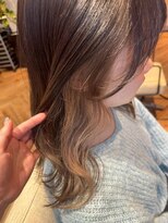 ヘアーショップ エヌアンドエー 越谷店(hair shop N&A)&nbsp;さりげないインナーカラーが可愛い◎ウェーブロング