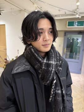 ローレン(LOREN) ベリーショート/ダークアッシュ/ニュアンスパーマ/韓国マッシュ