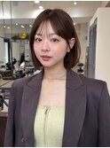 美髪結べる/前下がりボブ/韓国ボブ/レイヤーボブ/タッセルボブ