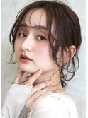 大人可愛い20代30代40代50代小顔レイヤーセミロング