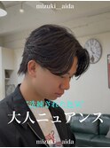 大人のニュアンスパーマ/大宮メンズパーマ/大宮センターパート