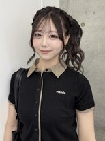 フィグ(FIG)&nbsp;編み込み/サイドポニー/ヘアアレンジ/天神大名