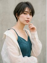 ヘアーメイクパウダー 天王寺寺田町店(Hair make powder) ショートひし形ショートボブデザインカラー30代40代50代