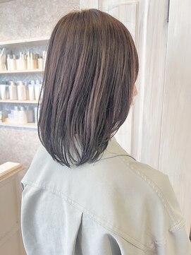 キャアリー(Caary) 福山Caary人気暖色ブラウンレイヤーカット顔周り内巻きレイヤー