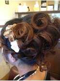 結婚式ヘアセット