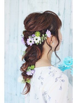 ニールラボー(NIELLE LA'BO) 結婚式、花嫁アップスタイル＊2