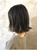 ボブ インナーハイライト 少なめ