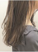 無造作カールアッシュ