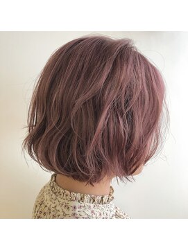 グリーン 渋谷(green) 【MANA】ミルキーピンク×ミニボブ