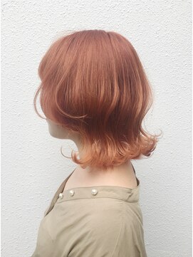 サロンボンジュール(salon Bonjour) オレンジピンクベージュカラー