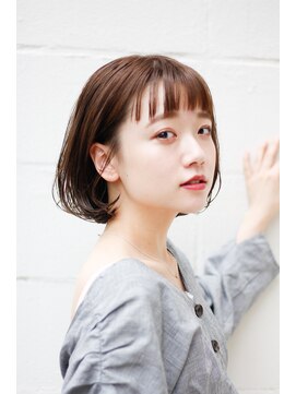 ツネ ヘアアンドヘッドスパ(TsuNE hair&head spa) オン眉ボブ