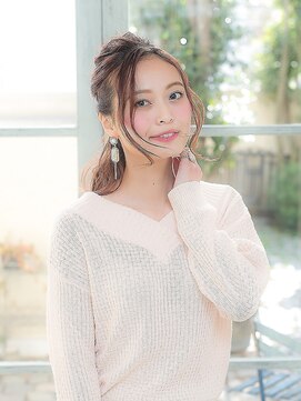 オーブ ヘアー アムール 学芸大学店(AUBE HAIR amour) 大人っぽいフェミニン♪ハーフアップアレンジ