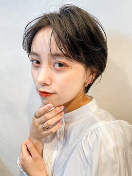 ガーデン オオタカノモリ(garden otakanomori) ニュアンスショコラベージュベビーバングコンパクトミニボブ