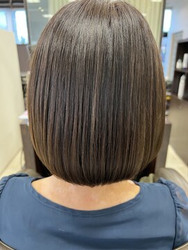 アンノウン(UNKNOWN) 【髪質改善ストレート】#美髪#大人かわいい#こなれミディ