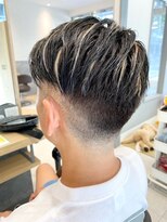 アース 新越谷店(HAIR&MAKE EARTH)&nbsp;コントラスト３Dハイライト　　メンズフェイドカット