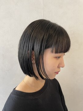 リミットバイアフィナー 大宮店(limit by Afinar) ニュアンス切りっぱなしボブ【大宮】