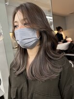 サイン 表参道(SIGN)&nbsp;ショートヘアグレージュカラーデザインカラーシルキーベージュ