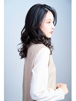 ユニックス 赤羽店(UNIX)&nbsp;艶髪ニュアンスミディアムスタイル[アースカラー]30代/40代/50代