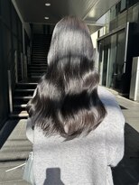 ロンド レア 天神大名店(Lond Le’a)&nbsp;天神大名ダブルカラーブルーブラックブリーチなし髪質改善