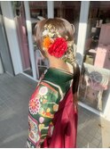 着物ヘア＊大人かわいいヘアアレンジ20代30代40代☆【Pink】