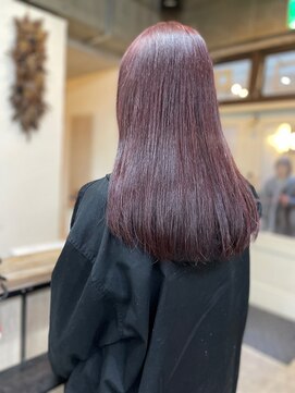 コニ(Coni) 【和田寧々】ブリーチなし/ワインレッド