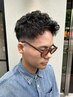 【人気No.2】カット+似合わせパーマ+3stepトリートメント+眉毛カット￥12000
