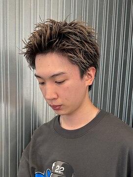 エルマーク 京橋(L-MARK) スパイキーショートザクザクショートアップバングツーブロック