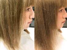 Gallica独自(１)『 髪質改善・ダメージケアカット 』 - カットだけで傷みを70％なくす秘密 -