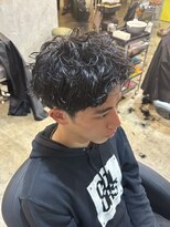 ルーメン 岐阜(ROOO MEN)&nbsp;メンズスパイキーショートカットソフトツイストスパイラルパーマ