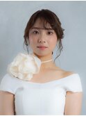 お呼ばれアップヘア