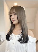 ブロンドカラーダブルカラーハイトーンカラーケアブリーチ#原宿