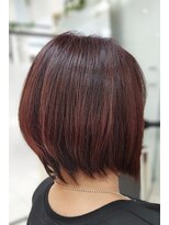 ヘアースタジオ ジェイワン(hair studio J ONE)&nbsp;30代40代50代60代　前下がりボブ　脱白髪染め　ブリーチ無し